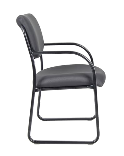 BOSS Office Products Fabric Guest Chair in Grey (B9521-GY) - color: Grey
