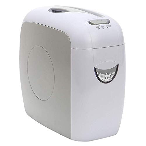 5-Sheet Cross-Cut Paper Shredder,Shredders for Small Office and Home Use, 7.5L Wastebasket, White