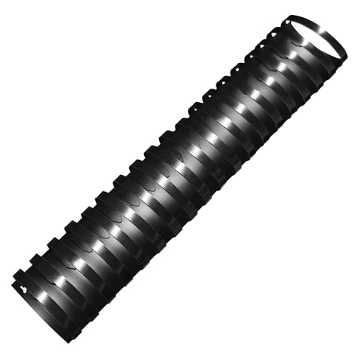 TOTiyea 50 Pack 2" 19 Ring Plastic Binding Combs,450-Sheet Letter Size | Binding combs,Black,8.5"x11",For educators custom teaching References,classroom organization,work supplies - size: 2", style: 50 Pack