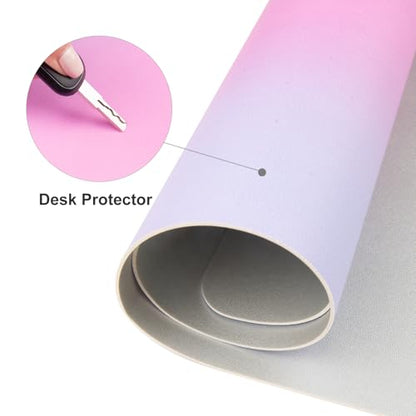 Colorful Star Large Mouse Pad Pink Aesthetic, 31.5 x 11.8 in - color: Dreamy Pink Gradient, size: 31.5" x 11.8"