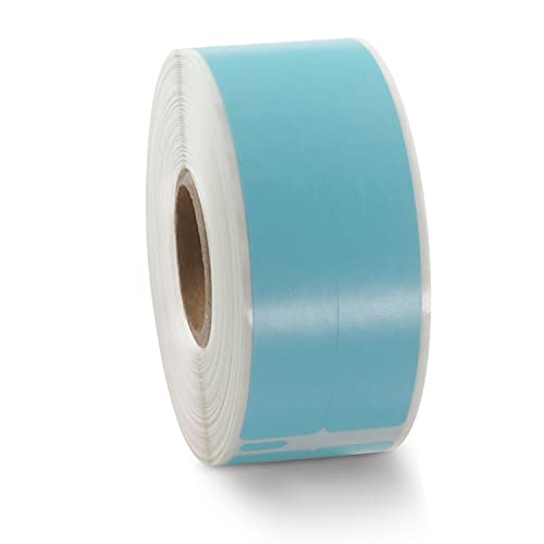 BETCKEY Colored Labels Compatible with Dymo 30277 (9/16" x 3-7/16") file folder(2-up) Labels, Compatible for Dymo LabelWriter Thermal 450, 4XL & Zebra Desktop Printers [1 Roll, 260 labels, Light Blue] - color: Blue, size: 30277 [9/16" x 3-7/16"]