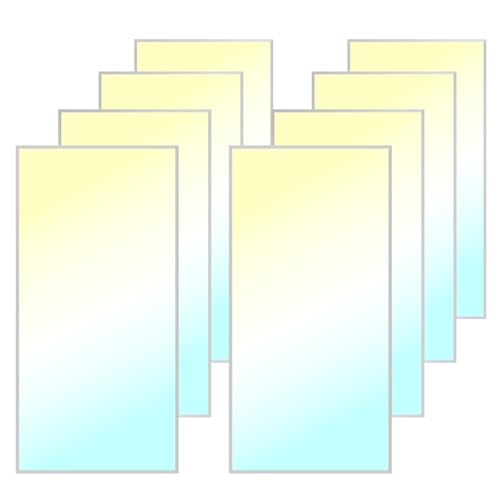 2x4 LED Flat Panel Light Drop Ceiling Office Fixture, 5 CCT 3000K-6500K Adjustable & 5 Wattage Selectable,0-10V Dimmable, 2X4 LED Flush Mount Ceiling Light, ETL Listed 8Pack - size: 2x4FT-8Pack