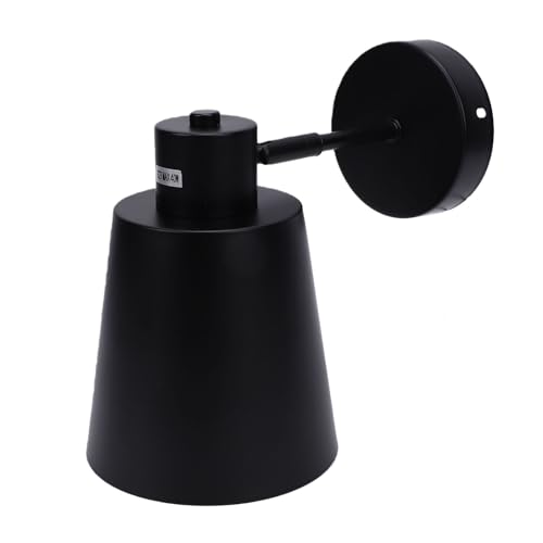 Aramox Swing Arm Wall Lamp, Iron Fabric Shade Wall Light, Plug in Sconce with Soft Light, 11 Accessories, for Bedroom Dining Room Hallway Living Room