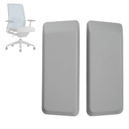 MingYi.office Arm Pads Caps Replacement for Haworth Very Office Chair. Used on Both Height Adjustable and 4D Arms. Sell as Sets with Left and Right Armrest lids. (Grey) - color: Grey