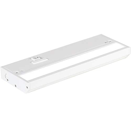 LED Under Cabinet Lighting Hardwired - 9 Inch White | 3CCT, Dimmable, Low-Profile, Linkable Fixture, Plug-In Option & Hi/Low Brightness Control - color: White, size: 9 Inch