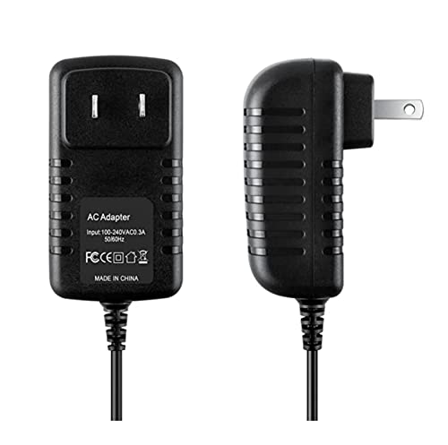12V AC-DC Adapter Replacement for ANVIZ CX7 Time Clock Face Biometric Time Attendance Machine for Employees Small Business Face RFID DC12V 12.0V 12VDC 12.0VDC Power Supply Cord Cable Charger