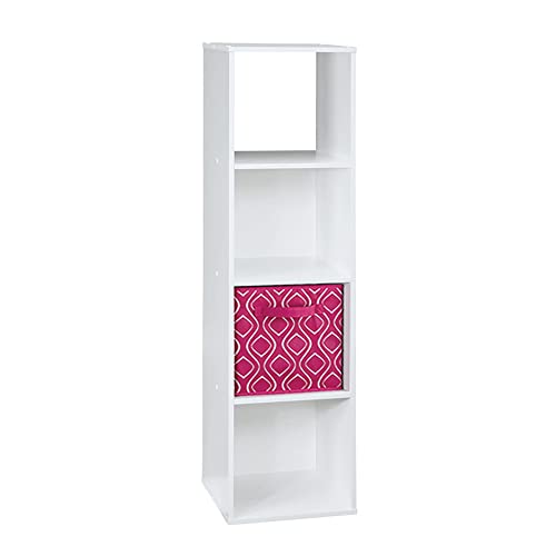 Closetmaid 4 Cube Stackable Storage, White - color: White, size: 4-Cube