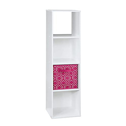 Closetmaid 4 Cube Stackable Storage, White - color: White, size: 4-Cube
