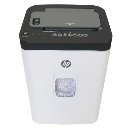 HP - Micro Cut Paper Shredder, 12-Sheet Manual, 150-Sheet Auto Feed | Micro Cut High Security Shredding, Auto Feed And Manual Capacity, Continuous Performance, Large Capacity, Rolling Casters - size: 150 Sheet