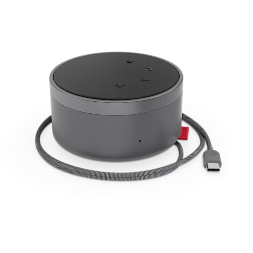 Lenovo Go Wired Speakerphone - Omni-Directional Mic - Plug-and-Play - USB-C Connectivity - Certified for Microsoft Teams, Gray - style: Team Certified