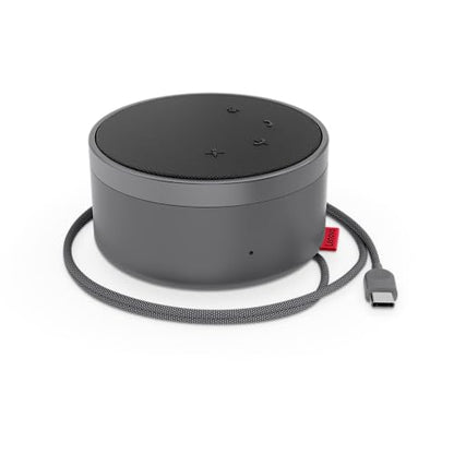 Lenovo Go Wired Speakerphone - Omni-Directional Mic - Plug-and-Play - USB-C Connectivity - Certified for Microsoft Teams, Gray - style: Team Certified