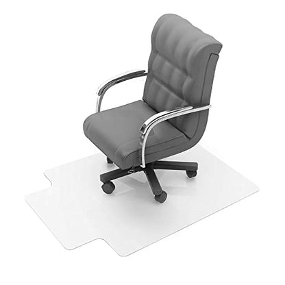 Floortex Ultimat Carpet Chair Mat with Lip, 48-inch x 60-inch, Designed for Medium-Pile Carpet, Clear Polycarbonate (1115227LR)