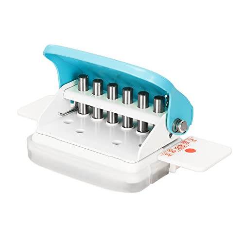 Binding Machine, Manual Binding Machines, Multipurpose 6 Holes Cinch Book Binding Machine for Home Office, Comb Machine Book Maker for Letter Size, A5 or Smaller