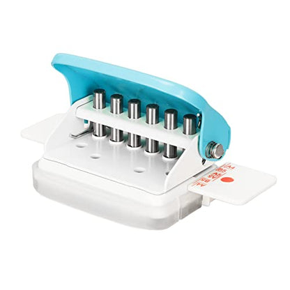 Binding Machine, Manual Binding Machines, Multipurpose 6 Holes Cinch Book Binding Machine for Home Office, Comb Machine Book Maker for Letter Size, A5 or Smaller