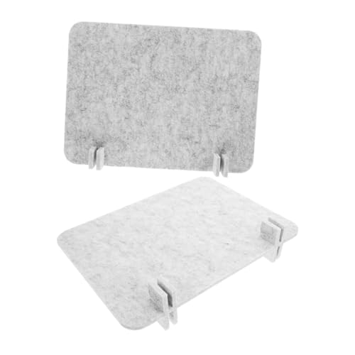 SHOWERORO 2Pcs Desk Privacy Panel Felt Desk Divider for Office Classroom Easy Tool Installation Enhances Focus Reduces Distractions Versatile Acoustic Partition