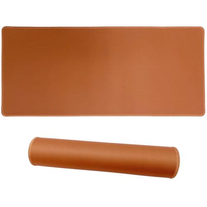 Large Gaming Mouse Pad, Non-Slip Rubber Base, [27.5x11.8IN] Computer Desk Mat for PC, Mac, Laptop - Stitched Edges and Smooth Surface for Office, Home, Work-70x30 BrownJ - color: 70x30 BrownJ