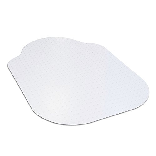 Evolve 33" x 44" Clear Office Chair Mat with Rounded Corners for Low Pile Carpets, Made in The USA, C5B5003G - size: 33" x 44"