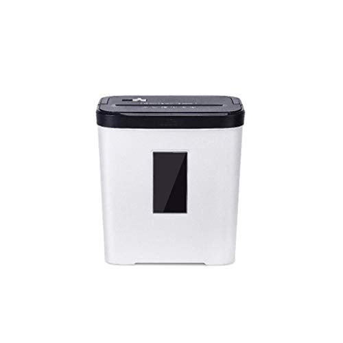 White Shredder- Cross-Cut Paper,CD,Credit Card Shredder with Wastebasket and Window
