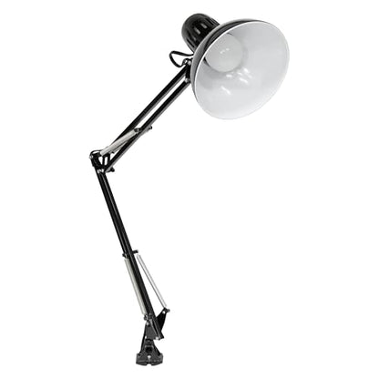 Studio Designs Swing Arm Lamp with 13-watt CFL Bulb, Black