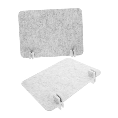 2pcs Felt Desk Dividers Privacy Panels for Office and Student Desks Easy to Clean Install Reduces Distractions Enhances Focus for Quiet Workspaces