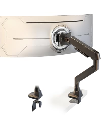 Ultrawide Monitor Arm fits 17-49 Inch Heavy Duty Flat/Curved Monitor - size: Single Arm