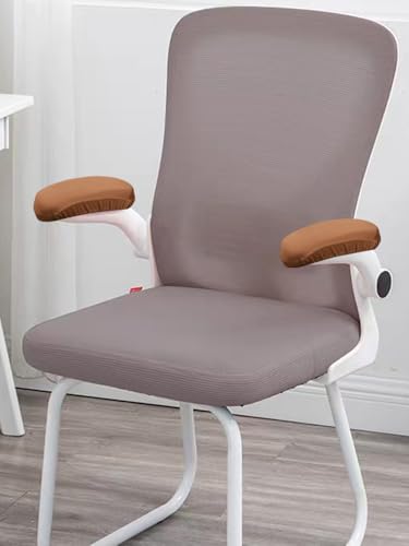 Kakalote Office Chair Armrest Covers, 1pair Stretchable Stretch Computer Chair Slipcover Desk Chairs Arm Cover for Office, Desk, Gaming Chairs (Coffee-No Sponge Pad) - color: Coffee