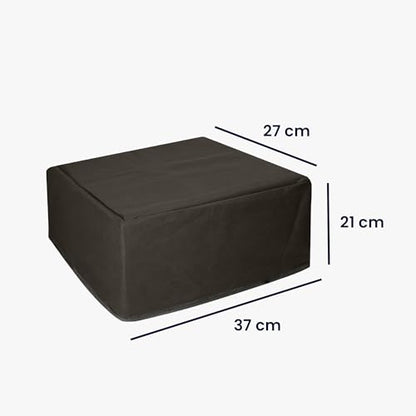 kwmobile Dust Cover Compatible with HP LaserJet MFP M140w - Printer Case - Fabric Protector Cover - Dark Grey