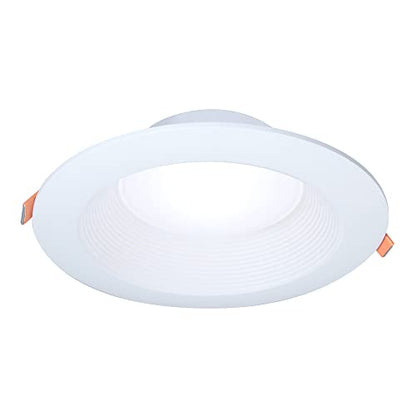 HALO LTB 6-inch Selectable CCT (3000K-5000K) Integrated LED, White Recessed Light, Dimmable Retrofit Trim - size: 6 inch, style: 3CCT Old Version
