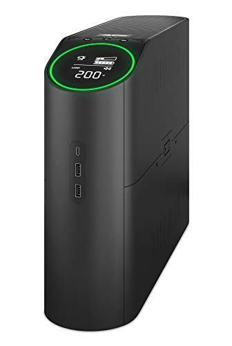 APC Back-UPS Pro Gaming UPS 1500VA/900W Pure Sine Wave UPS, BGM1500B-US - color: Midnight