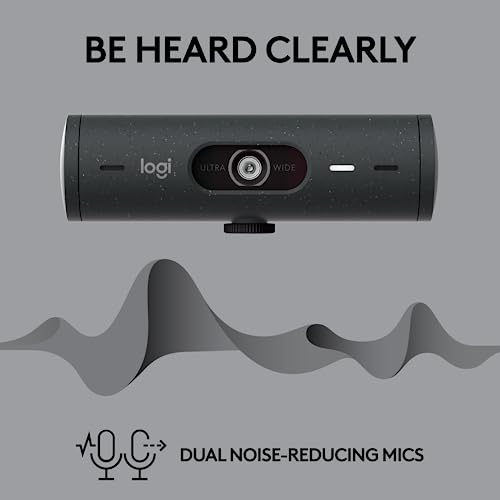 Logitech Brio 505 Full HD 1080p Business Webcam with Auto Light Correction