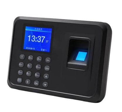 Fingerprint Attendance System Biometric Clock in Machine Employee Keypad Electric Time Clock Recorder USB Data Management Device