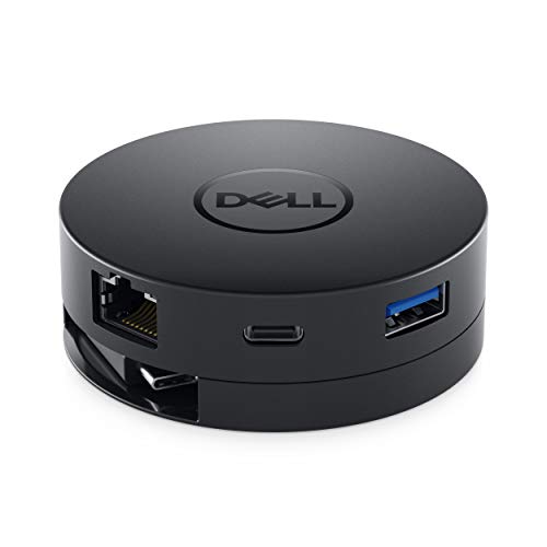 Dell DA300 USB-C Mobile Adapter, Bases & Docking Stations, Black