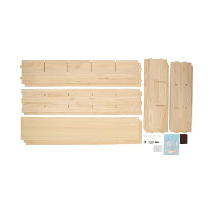 15 Cube Storage Organizer, Solid Wood Bookshelf with Back Panel, Floor Standing Open Bookcase, Vertical or Horizontal Shelf Unit for Living Room Office (59.1" L x 11.8" W x 35.4" H) - size: 15-Cube