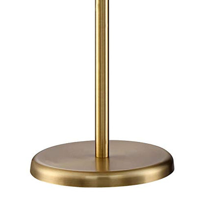 Dawson Antique Brass Adjustable Boom Arm Pharmacy 55" Tall Floor Lamp | Traditional Farmhouse Task Light Standing Metal Balance Gold Shade Decor for Living Room Reading House Bedroom