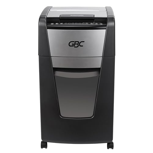 GBC 300M Paper Shredder, Auto Feed+, 300 Sheet Capacity, Micro-Cut, Office Shredding (WSM1757609) - size: 300 Sheets