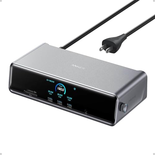 Anker Prime Docking Station (DL7400), 14-in-1 Triple Display, DisplayLink