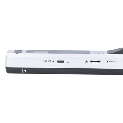 Focket Portable Document Scanner, 900 Dpi Handheld Photo Scanner Compact Lightweight with 32GB SD Card Storage for Home Office Business Travel (Silver) - color: Silver