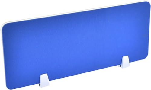 Desktop partition Desk Divider,Stand Up Clamp Privacy Panel Decorative Partitions Office Screen Partition(Blue-a,23.6x11.8in) - color: Blue-a, size: 23.6x11.8in