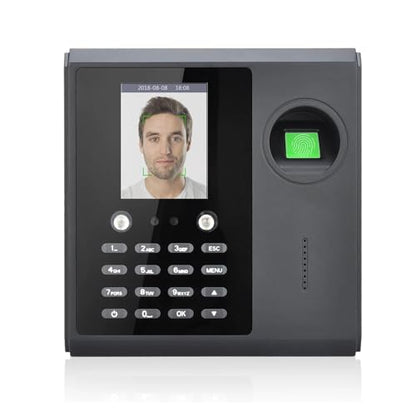 Biometric Time Clock Attendance Machine for Employees 5 Languages System Support WiFi USB Port Data for Office for Small Businesses