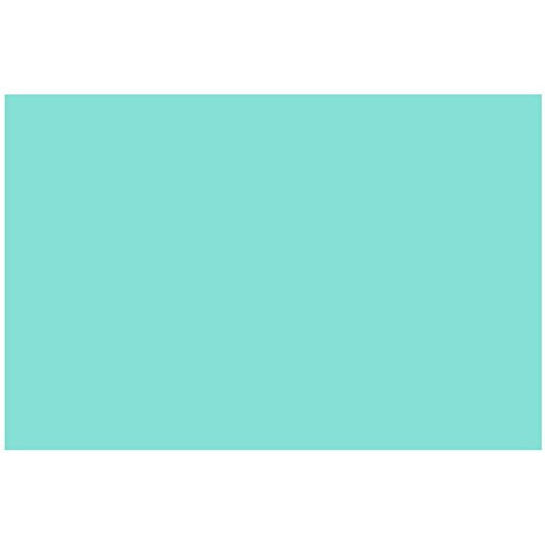 Colonial Cards: 100 Color Cardstock 5" x 8" Index Cards, Aqua, Unruled - color: aqua