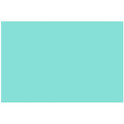 Colonial Cards: 100 Color Cardstock 5" x 8" Index Cards, Aqua, Unruled - color: aqua