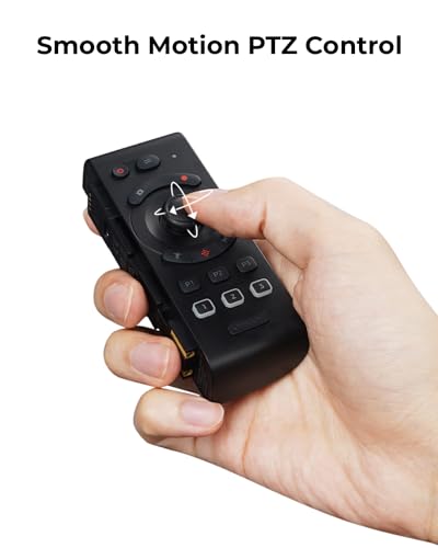 OBSBOT Tail Air & Smart Remote Combo, Streaming Camera with AI Tracking PTZ, Intelligent APP, Gesture Control, HDMI/USB-C/Wireless Webcam, Video Cameras for Filming, Worship, Content Creator, etc. | Intelligent APP, Gesture Control, HDMI/USB-C/Wireless We