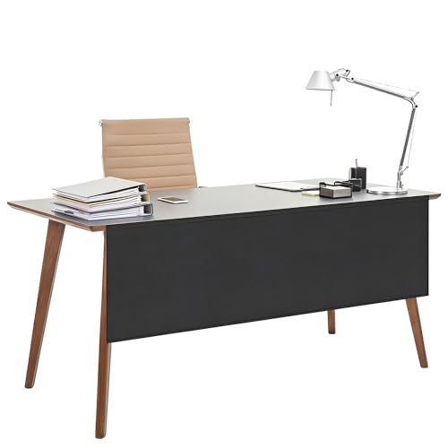 60" Under Desk Privacy Panel Self-Adhesive Modesty Panel 600D Heavy Duty Desk Skirt Privacy Divider for Office Home or Standing Workstation Concealer Shield - size: Black - 60"W
