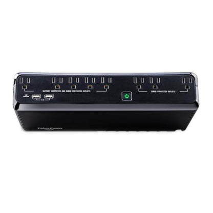 CyberPower SL700U Standby UPS Battery Backup and Surge Protector | Surge Protector, 700VA/370W, 8 Outlets, Slim Profile, UL Certified - size: 700VA, style: Slim