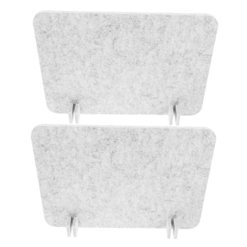 Veemoon 2Pcs Felt Desk Divider Panels Easy to Clean Freestanding Privacy Barriers for Office and Student Desks Noise Reducing Simple Installation for Focused