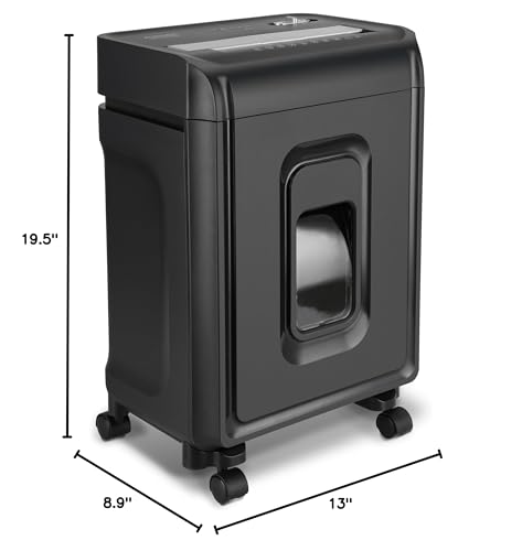 Aurora AU1085MA High-Security 10-Sheet Micro-Cut Paper and Credit Card Shredder with 4-Gallon Pullout Wastebasket/ 20 min Run Time - size: 10-Sheet MicroCut