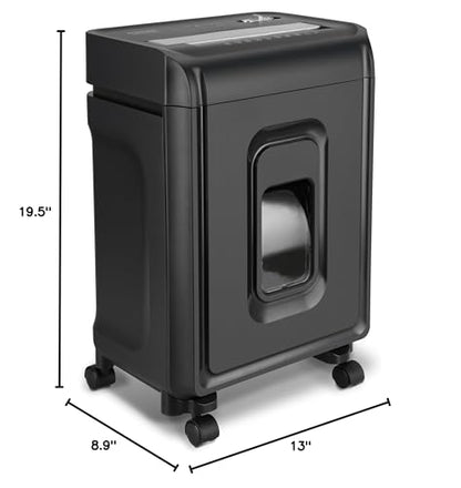Aurora AU1085MA High-Security 10-Sheet Micro-Cut Paper and Credit Card Shredder with 4-Gallon Pullout Wastebasket/ 20 min Run Time - size: 10-Sheet MicroCut