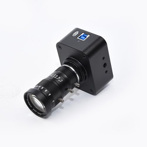 MOKOSE USB Camera 4K, USB3.0 Manual Focus Webcam with C-Mount 10-55mm Telephoto Zoom Lens, IMX678 1/1.8" 8MP Sensor Support YUY2,Web Camera for Desktop Computer Laptop - size: With 10-55MM Telephoto Varifocal Manual Lens