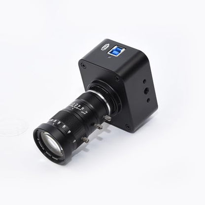 MOKOSE USB Camera 4K, USB3.0 Manual Focus Webcam with C-Mount 10-55mm Telephoto Zoom Lens, IMX678 1/1.8" 8MP Sensor Support YUY2,Web Camera for Desktop Computer Laptop - size: With 10-55MM Telephoto Varifocal Manual Lens
