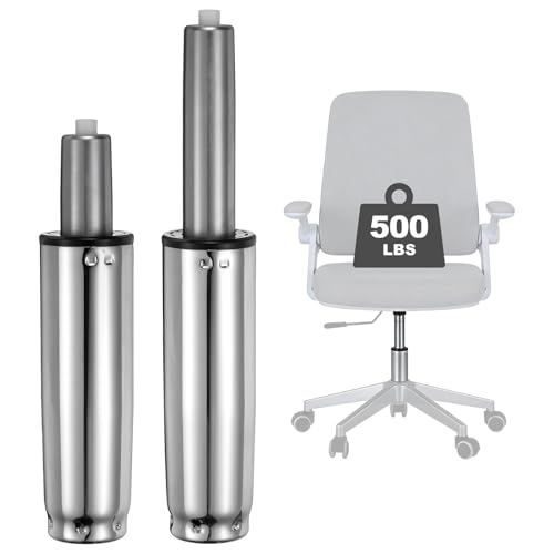 uxcell Office Chair Gas Cylinder, 11 Inch Class 3 Gas Cylinder Replacement Universal Hydraulic Pneumatic Lift Piston for Office Gaming Chair Desk Stools, Silver Tone - color: Silver Tone, size: 11 Inch